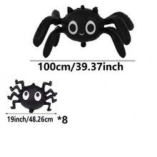9pcs 100cm Large Spider And Mini Spider Party Decoration Cartoon Foil Balloon Set For Halloween Party - View 7