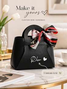 Personalized Wedding Favor Bags, Customizable Name, Bridesmaid Custom Candy Gift Bags, Bridal Party Favors, Wedding Guest Gifts - Multicolor - View 6