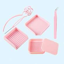 1/3/5pcs Bead Accessory Set - 2.6mm Sorting Tray Kit Includes Bead Picking Tray, Bead Pen, Bead Scoop, Tweezers, Bead Board, Alignment Tool, Convenient Scoop, Suitable For Perler/Hama Beads Crafts, Pixel Art, Classroom DIY And Bead Management, Efficient Organization And Storage. - Multicolor - View 24
