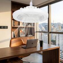 Lâmpada Ventilador de Teto LED 30W Módulo Silencioso com Controle Remoto Bivolt 85V-265V - Branco - Visão 7