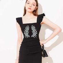 New Arrival Gold & Silver Floral Collar Applique – Garment Trim & Embroidery Motif Patch - Multicolor - View 9