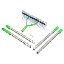 kangten Lawn Felt Removal Rake, Garden Tool For Cleaning Lawn Felt, Lawn Thatching Rake For Cleaning Dead Grass - A - View 8