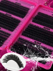 Recommended Platform Bestseller: This Large-Capacity Eyelash Extension Set Contains 570 Clusters, Coming As A Full DIY Eyelash Grafting Tool Kit For Home Use. - Black - View 3