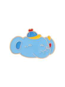 1pc Cartoon Creative Cute Animal Brooch, Soft Adorable Tiger Lion Bear Alloy Pin, Backpack Jacket Decoration - Multicolor - View 14