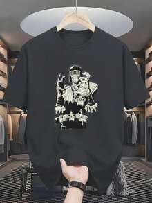 Men Sports Tees & Tanks - 黑色 - 查看 1