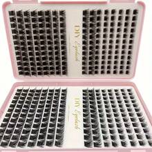384 Individual Cluster Lashes,Lash Book, Cluster Lashes, DIY Eyelash Extension Kit For Home Use, Lash Clusters, DIY Lash Extension Kit, Lightweight False Eyelashes, Lightweight Faux Mink Lash Clusters For Natural Makeup, Suitable For Daily And Dating - View 5