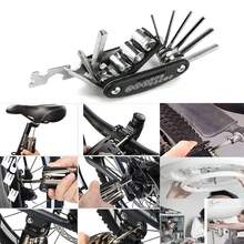 2pcs/Set 16-In-1 Multifunctional Bicycle Repair Tool Kit, Portable Wrench Screwdriver For Mountain Bike, Motorcycle Maintenance - Black - View 9