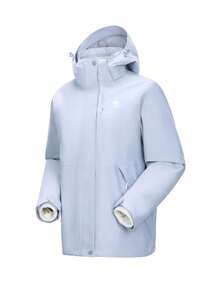 CAMEL CROWN Women's Ski Jacket, Waterproof 3-In-1 Winter Coat, Fleece Lining, Warm & Windproof, Suitable For Snow Outdoor Hiking - Moonlight Blue - View 6