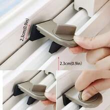 Metal Sliding Window And Door Security Lock - Battery-Free, Home Anti-Theft Security Hardware, Anti-Pinch Design, Enhance Home Security, Holiday Gift - Lock - View 3