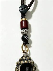 1pc Brass Conch Shell Keychain, Vintage Shell Pendant, Suitable For Bags, Wallets, Cars, Retro Ocean Style Key Ring, Unique Beach Gift, Unisex - Multicolor - View 5