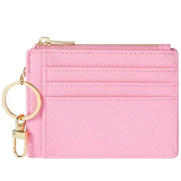 Sodsay Card Case Slim Front Pocket Wallet For Women Credit Card Holder With Keychain Slim, Credit Card Holder, Front Pocket, With Keychain