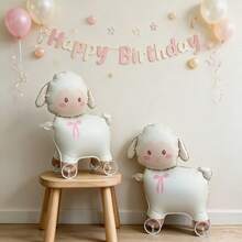 Cartoon Sheep Balloon With Wheels Children's Outdoor Toy Balloon Suitable For Birthday Party Holiday Gift Sheep Balloon With Wheels - Multicolor - View 3
