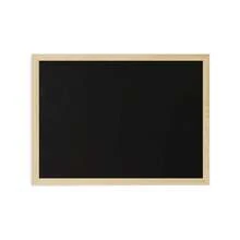 1 Pc Chalkboard With Solid Wood Frame, Multiple Sizes Available, Smooth Writing Surface, Easy To Wipe Clean, Sturdy Durable Wooden Frame, Suitable For Shop Price Tags, Student Graffiti & Teaching, Family Messages And Store Menu Display - Multicolor - View 2