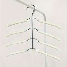Multi-Functional Hangers, Seamless Sponge Hangers, 360 Degree Rotating Drying Rack, Multi-Layer Space-Saving Clothes Support Rack, T-Shirt Drying Rack, Hangers For Clothes, Storage, Wardrobe Storage Rack, Bedroom Dormitory Accessories, Storage Organization Decor, Holiday Decor, Room Decor, Home Decor, Bedroom Decor, Dresses, Pants, Shoes, Jeans, Boots, Skirts, Spring Outfits, Minimalist Style, Summer Tops - Black - View 5