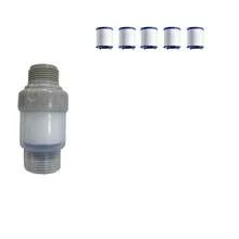 Household Washing Machine Pre-Filter, Universal Washing Machine Inlet Water Filter Device. Simple Tool-Free Quick Installation And Removal, Compact Body Without Occupying Extra Space, Easy Installation, Filtration Model - Multicolor - View 9