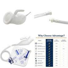 Comfort Male Fit Reusable Portable Male Advantage Urinal System With Spill Proof Collection Bag - White - View 2