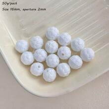 3D Simulation Yarn Ball Macaron Colored Yarn Ball With Perforated Beads, Handmade Bead DIY Phone Chain, Hair Accessories And Other Accessories - Multicolor - View 6