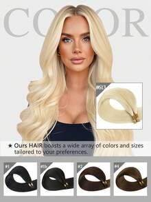 SUYYA 22inch 50g I Tips Hair Extensions Human Hair Easy To Maintain Itip Human Hair Extensions Black Itip Remy Extensions For Party - S613 - View 4