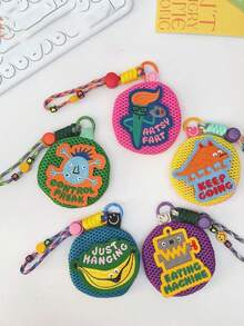 Summer Mesh Mosquito-Proof Baby Bag, Mosquito-Proof Storage Pouch, Cute Portable Hanging Ornament, Coin Purse, Keychain - Multicolor - View 2
