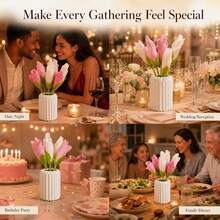 10/20pcs Floral Napkin Holders, Fashionable & Elegant, Creative Flower-Shaped Stand, Easy To Use, Combines Storage & Decorative Functions. Suitable For Weddings, Various Holiday Parties And Daily Table Settings - Easy-To-Use Floral Napkin Holders For Everyone - Multicolor - View 4