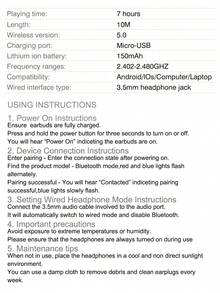 AXNEN Headphone Bluetooth Nirkabel Lipat Ringan dan Nyaman, Suara Stereo Surround 3D, Desain yang Dapat Diperluas, Daya Tahan Baterai Lama, Dukungan MicroSD, Tersedia Berbagai Warna, Cocok untuk Perjalanan, Siaran Langsung, di Rumah, Bermain Game, dan Kursus Online, Hadiah Liburan yang Sempurna - View 11