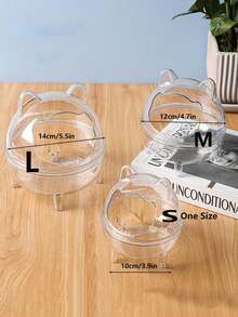 1pc Hamster Sand Bath Bathroom, Pet Hamster Bathing Sand Room, Small Animal Toilet Large Space Transparent Shower Room, Hamster Sand Bath Container Cage Accessory - one-size - View 5