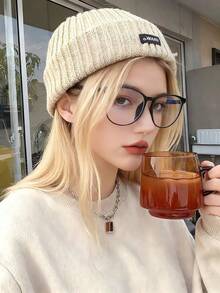 2 cái/1 cái kính mắt unisex mắt kính trong suốt, có sẵn khung màu đen, hồng và trong suốt. Phù hợp cho học sinh đeo khi đi học lại, dùng để đọc máy tính, chơi game, xem TV hoặc dùng điện thoại. - trong suốt - Xem 3