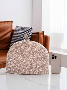 1pc Fleece Fabric Teapot Cozy, Keeps Teapot Warm - Multicolor - View 4