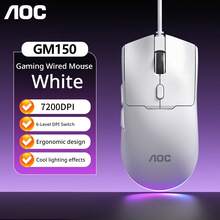AOC Wired Gaming Keyboard And Mouse Combo RGB Backlit Mechanical Feel 68-Key Gaming Computer Keyboard - View 13