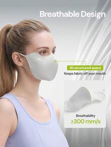 Masker Pelindung Matahari Pendingin Ringan Beneunder AL218 - Dusty Purple - View 5