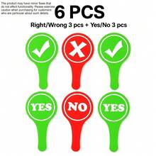 5/10pcs Cardboard Handheld "Correct" And "Incorrect" Sign Cards, Suitable For Classroom Teaching, Interactive Learning Activities, Photo Props, Food Reviews, Travel Vlogs, Classroom Quizzes, Meeting Games, Party Interaction Supplies, Perfect For Creative Use - Identification Tag - View 11