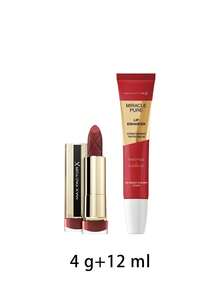 Max Factor 【組合套裝】Colour Elixir 唇膏 080 Chilli 4g + Miracle Pure 豐唇液 030 Sweet Cherry 12ml - 080 辣椒+030 甜櫻桃 - 查看 2