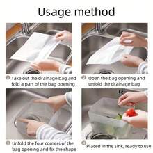 30PCS Filterable Garbage Bags, Self-Standing Multi-Functional Kitchen Trash Bags, Strong And Durable, Easy To Dispose, One Bag For Kitchen Leftovers, Filter Wastewater, Collect Residue - A - View 10