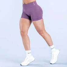Women Shorts - Purple Rose - View 2