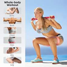 1-5pcs TPE Resistance Band Set, Hip Circle Fitness Bands For Squats, Glute Training, Stretching, Yoga, Pilates, Flexibility And Mobility Exercises, Leg And Arm Shaping Fitness Equipment, Multi-Level Tension Rings, Suitable For Gym, Dance And Home Strength Training - Multicolor - View 3