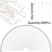 200pcs 16-40mm Iron Alloy Ball Pins, Handmade DIY Jewelry Bracelet Necklace Phone Car Hanging Keychain Material Accessories - Crochet Hook - View 16