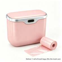 This Trash Can Is Made Of Microfiber Leather And ABS Material, Specifically Designed For Vehicles To Maintain Its Shape And Fit 99% Of Car Models. It Can Handle Both Dry And Wet Waste, Is Easy To Install, And Does Not Damage The Vehicle. - Car Trash Can - View 2
