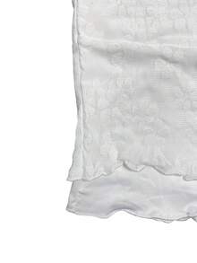 Elegant Fashion Lace Patchwork Square Neck Slim Fit Women's T-Shirt, New Autumn/Winter Style, Suitable For Daily Commute - White - View 10