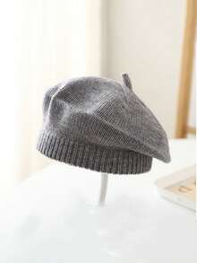 Candy Color Versatile Knitted Beret, Cute Children's Beret - Artist Hat, Suitable For Children Aged 6 To 36 Months - Multicolor - View 8