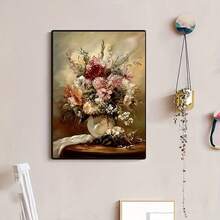 1pc Canvas Painting, Modern Floral Canvas Art, Gift For Family And Friends, Interesting Frameless Home Bedroom Kitchen Living Room, Hotel Cafe Office Room Artwork Canvas Wall Art Poster - I - View 2