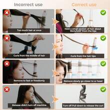 Hair Dryer Brush 5 In 1, Blow Dryer Brush Set With Air Curler Wrap Hair Styler, Negative Ionic Blow Dry Brush, Detachable Hair Tool For Curling, Volumizer,Straightener,Drying - White - View 7