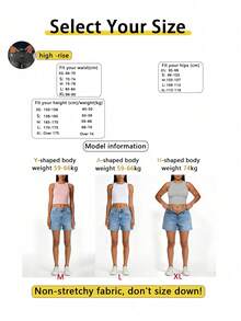 Cross-Border American Street Style Summer New Versatile Loose Simple Casual Distressed Solid Color Washed Women's Jeans Black - Black - View 5
