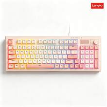 Lenovo 有線三模鍵盤機械手感RGB混彩背光防塵防濺水辦公遊戲筆記本通用 - 查看 17