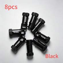 VXM 2/4/8/10/ Pcs Aluminum Alloy Presta Valve Caps, Bicycle Tubeless Tire Valve Caps, Anti-Oxidation Bicycle Valve Dust Caps - Multicolor - View 21