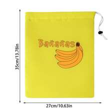 Bolsa de mantenimiento de frutas y verduras, bolsa de almacenamiento de plátano, preservación de verduras, cordón aislante antiincrustante reutilizable, 1/3 Uds. - A2 - Ver 6