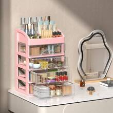 Makeup Storage Set - Two-layer White Storage Box [Drawer] - View 11