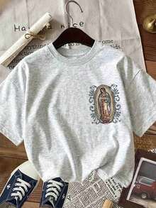 Women T-Shirts - 淺灰色 - 查看 2