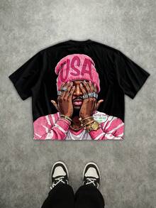 Women T-Shirts - 黑色 3 - 查看 1
