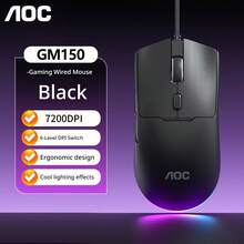AOC Wired Gaming Keyboard And Mouse Combo RGB Backlit Mechanical Feel 68-Key Gaming Computer Keyboard - View 16