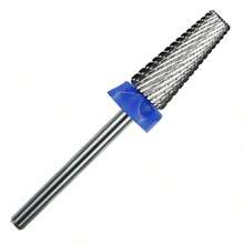 Mata Bor Kuku 5-in-1, Tangkai 3/32" Mata Bor Tapered Karbida Tungsten untuk Penghapusan Cepat Kuku Akrilik, Gel Keras, dan Kutikula, Mata Bor Kikir Kuku Elektrik Profesional untuk Mesin Bor Kuku - MultiWarna - View 13